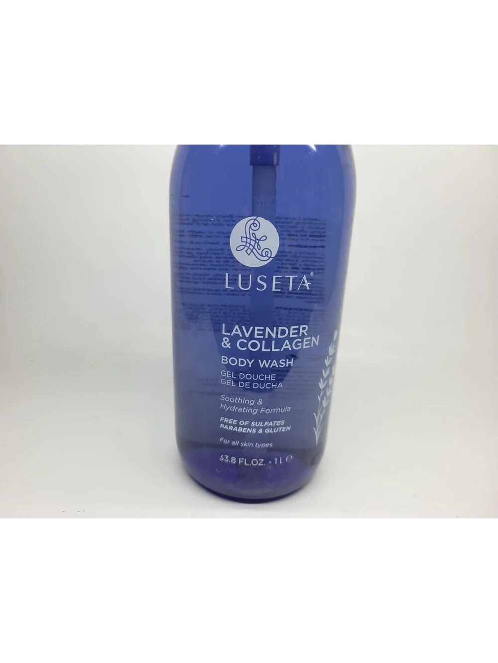 Luseta Lavender & Collagen Lightly Scented Body Wash Daily Moisturizing 33.8oz